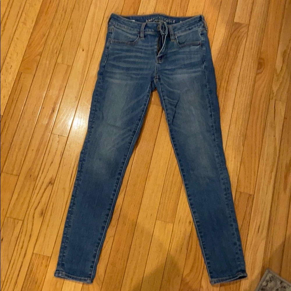 fairly new american eagle jeans